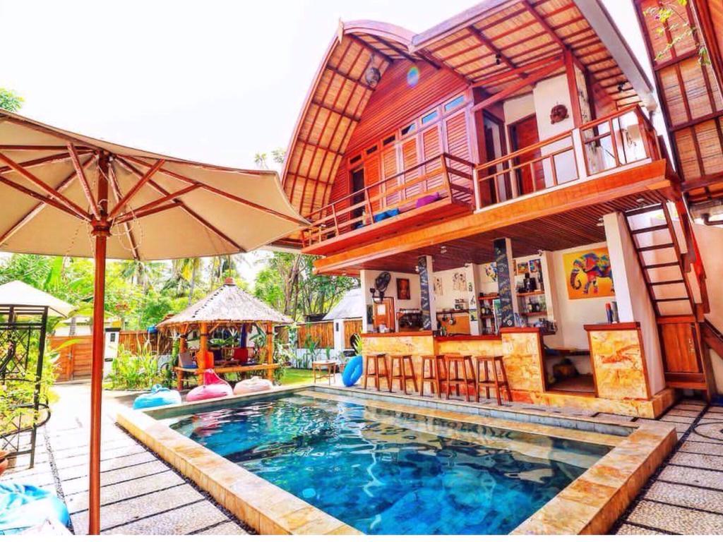 Отель Gili T Sugar Shack Гили Траванган Экстерьер фото